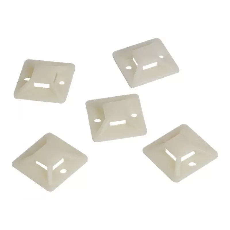 Kaapelikiinnikepidike LogiLink KAB0042 beige ABS 100 kpl