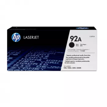 HP-värikasetti C4092A (92A) – musta – kapasiteetti: 2 500 sivua (C4092A)
