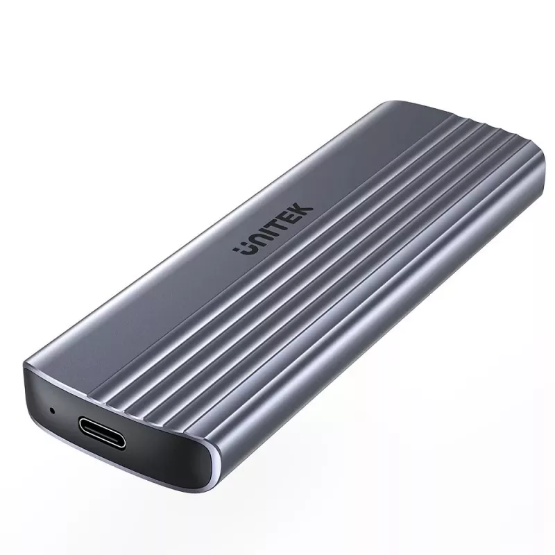 M.2-asemakotelo - Unitek S1241B01 1x M.2 NVMe USB-C 10Gbps