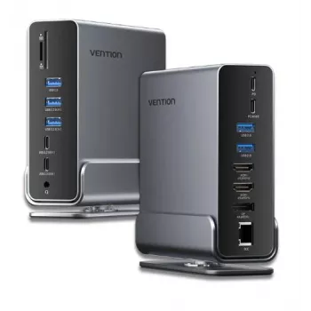 Kannettavan tarvike telakointiasema 15IN1/USB-C Mst TPUH0 Vention