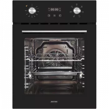 Kalusteisiin asennettava sähköuuni MPM MPM-45-BO-22, 50 L, 220–240 V, 2000 W, kosketus- ja kiertosäätimet, AquaClean