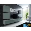 Cama Square kaappi VIGO 50/50/30 valkoinen/harmaa kiiltävä