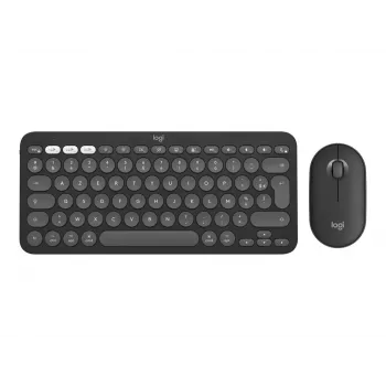 Logitech Pebble 2 Combo for Mac langaton näppäimistö ja hiiri QWERTZ saksa grafiitti