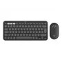 Logitech Pebble 2 Combo for Mac langaton näppäimistö ja hiiri QWERTZ saksa grafiitti