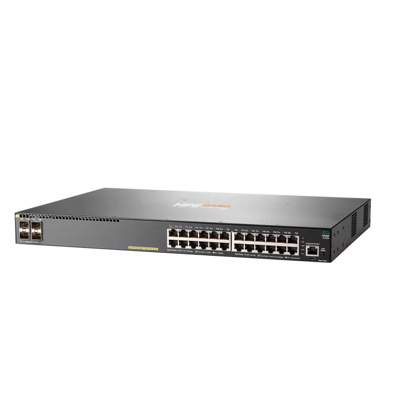 HPE Aruba Networking 2930F 24G PoE+ 4SFP+ -kytkin