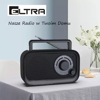 Eltra HANIA musta kannettava radio (malli )