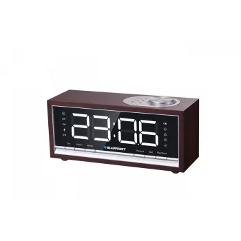 Kannettava radiokello BLAUPUNKT CR60BT — FM PLL, Bluetooth, LED-näyttö, 60 aseman muisti, paristo/DC, CR2032 varmistus