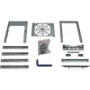 Palvelinkotelo Inter-Tech 4U-4424 rack musta, hopea