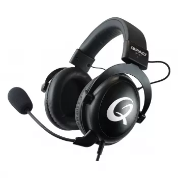 Headset QPAD QH-91 johdollinen, päänauha, korvan peittävä, 15–25000 Hz, 2 m kaapeli, musta