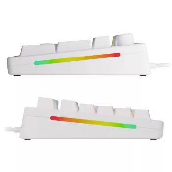 Glorious PC Gaming Race GMMK 3 HE 100% valmiiksi koottu pelinäppäimistö valkoinen LEDit RGB Glorious Fox HE USB