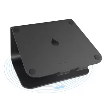 Rain Design mStand360 -teline MacBook/Pro, kannettavan tietokoneen teline, musta