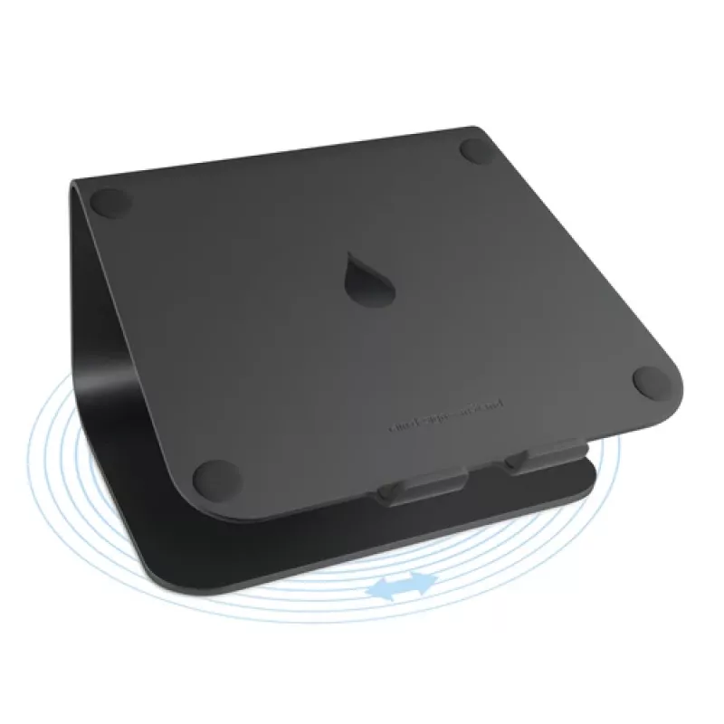 Rain Design mStand360 -teline MacBook/Pro, kannettavan tietokoneen teline, musta