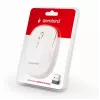 Langaton hiiri GEMBIRD MUSW-4B-01-W, molempikätinen, optinen 1600 DPI, 4 painiketta, RF Wireless, valkoinen