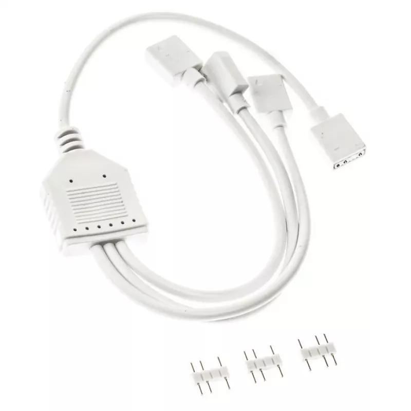 Haaroituskaapeli Kolink ARGB 1-3 PGW-AC-KOL-156 30 cm valkoinen