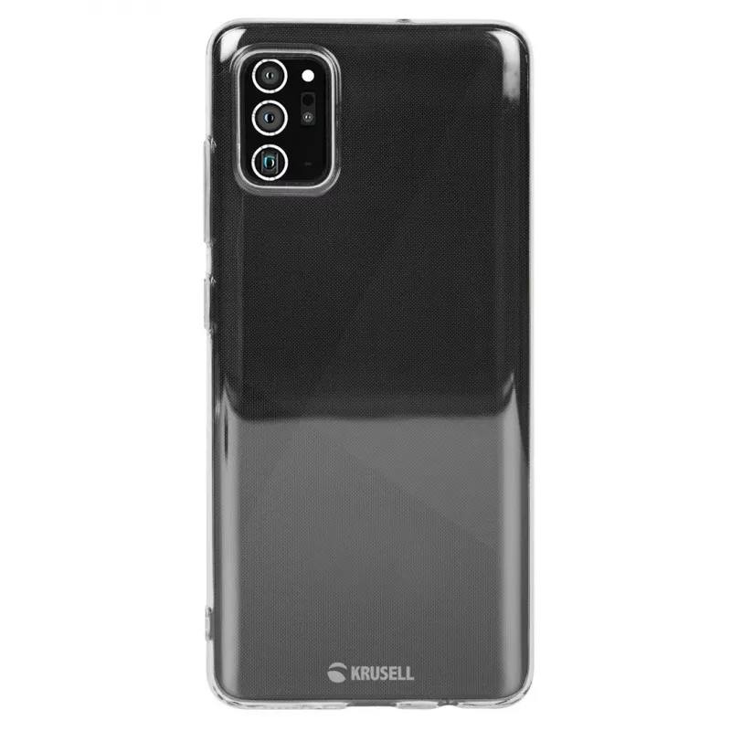 Krusell SoftCover -suojakotelo Samsung Galaxy Note 20:lle — läpinäkyvä