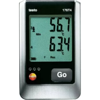 TESTO-lämpötilaloggari 176 T4 (0572 1764)