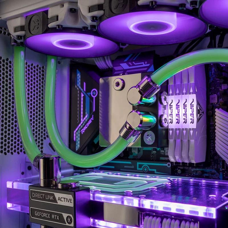 Letku EK Water Blocks Loop Soft Tube läpinäkyvä PVC 3 m