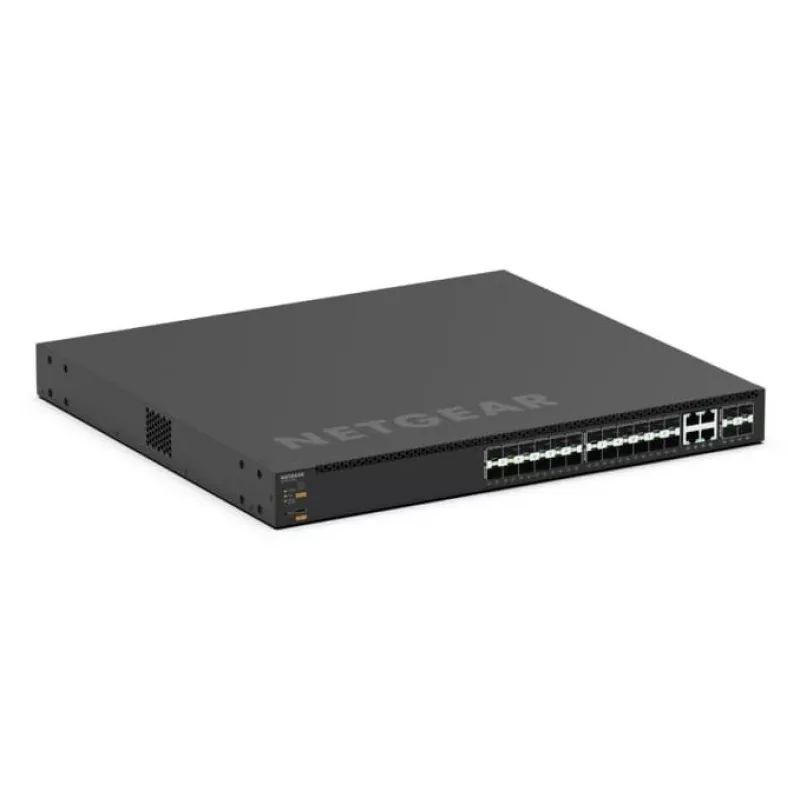 NETGEAR MSM4328F hallittava L3 10G Ethernet (100/1000/10000) 1U musta