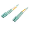 Tripp 2M 10Gb/100Gb Duplex Multimode 50/125 OM4 LSZH kuitu-patchkaapeli LC/LC Aqua 2 metriä - patchkaapeli - LC multimode (M)