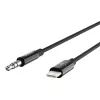 Belkin kaapeli Lightning – kuulokeliitäntä - Lightning uros – stereominiliitin uros - 91,4 cm - musta - Apple iPhone (Lig