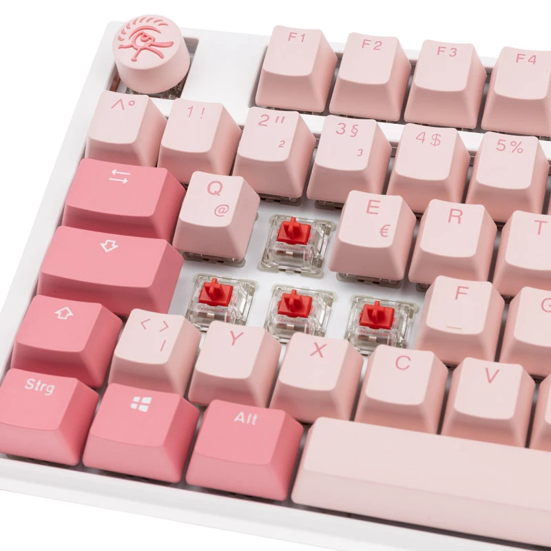 Ducky One 3 TKL Gaming-näppäimistö USB QWERTZ saksa pinkki