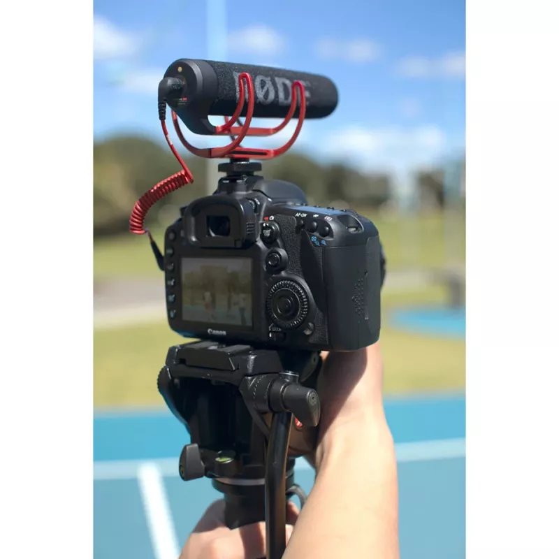 VideoMic GO, mikrofoni musta/punainen