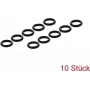 Navilock 12680 O-rengas, silikoni, musta (10 kpl)