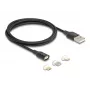 USB-kaapeli DeLOCK 88165 1 m USB A musta