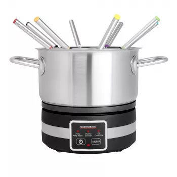 Sähköinen fondue Gastroback 42568 1,8 l 8 henkilölle musta ruostumaton teräs
