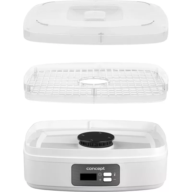 Kuivausuuni Concept Solution SO2080, 260 W, valkoinen, 25 cm tarjottimen halkaisija
