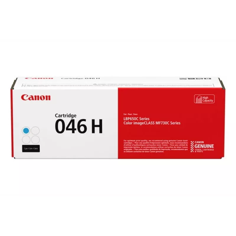 Värikasetti Canon 1253C002 046H XL syaani 2 400 sivua