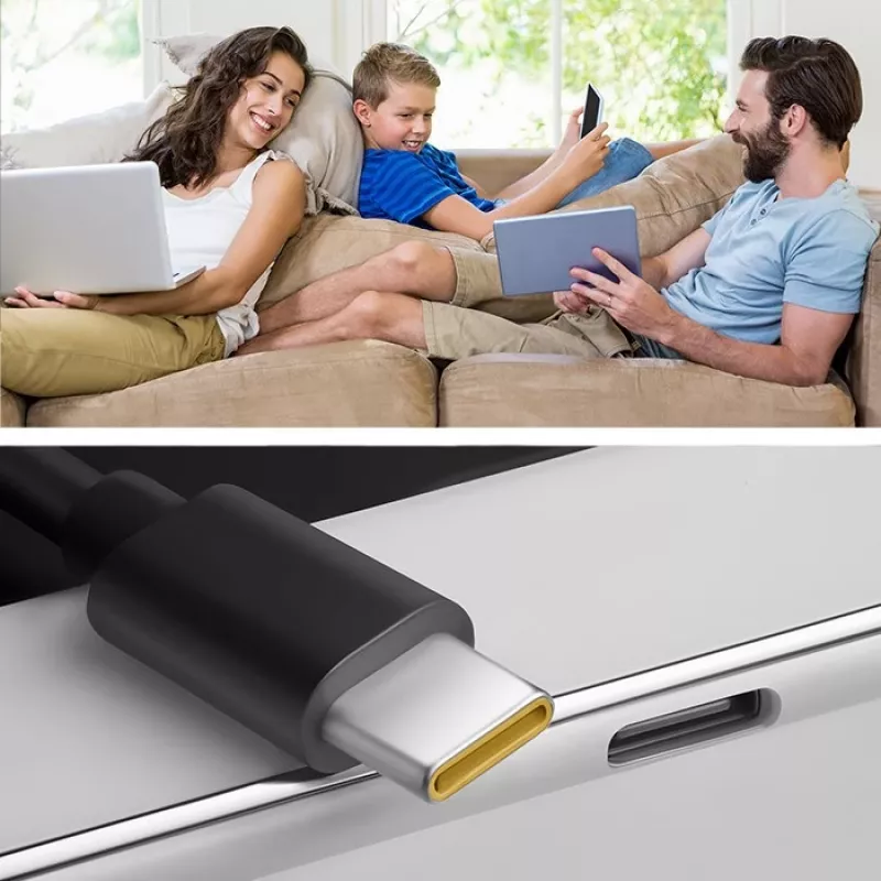 Qoltec 52386 GaN POWER PRO -laturi | 1x USB-C | 65W | 5-20V | 3-3,25A | musta