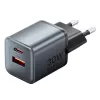 Vention FEWH0-EU 30W GaN-laturi — 1× USB-C, 1× USB-A, 30 W, musta