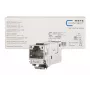 RJ45-rasia METZ CONNECT 130910KZ hopea rasia 12 kpl