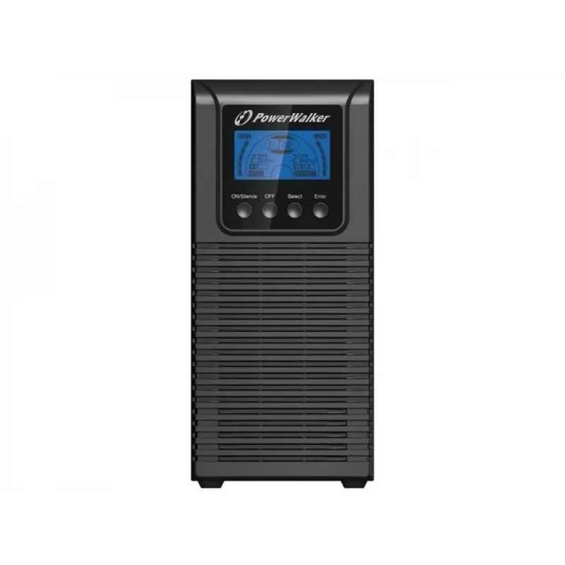 PowerWalker VFI 1000 TGS kaksoismuunnin (Online) 1 kVA 900 W 3 AC-lähtöä