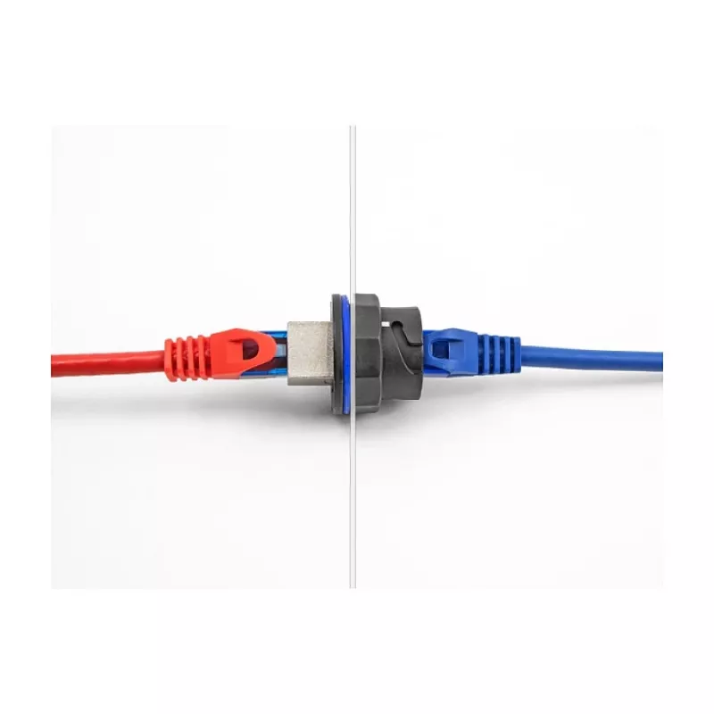 DeLOCK 67048 RJ45 Cat.6A upotettava liitäntä / liitin, musta