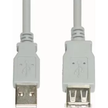 USB-kaapeli e+p CC 518/1 USB 2.0 1,5 m valkoinen