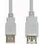 USB-kaapeli e+p CC 518/1 USB 2.0 1,5 m valkoinen