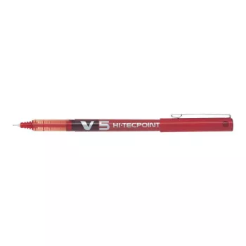 Pilot V5 Hi-Tecpoint BX-V5-R mustekynä, 0,5 mm, punainen