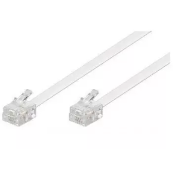 Puhelinkaapeli Microconnect MPK191W RJ-11 Standard 15 m valkoinen
