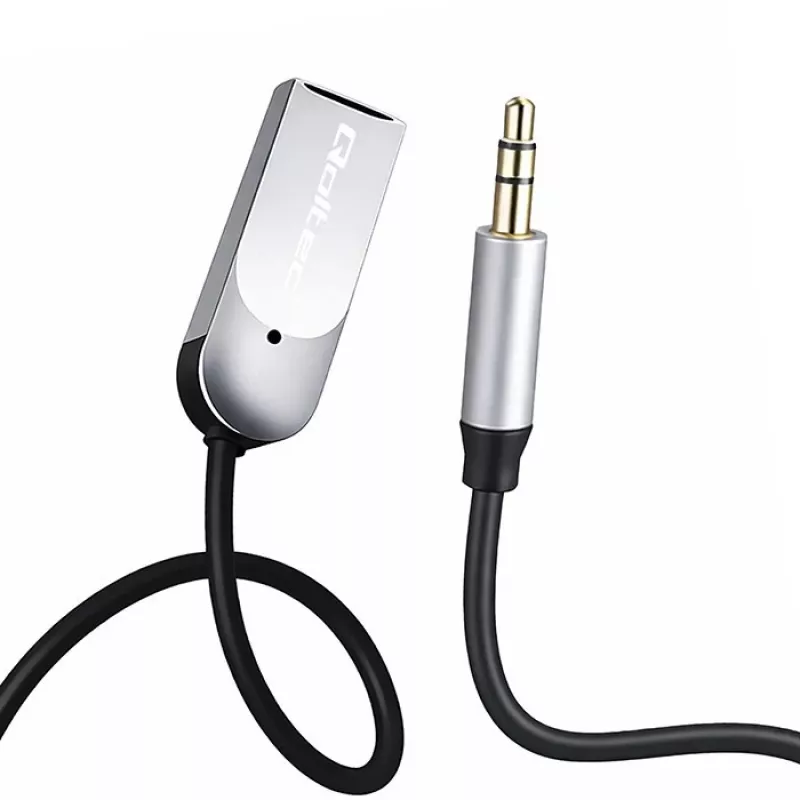Langaton audion vastaanotinsovitin QOLTEC HiFi BT6.0 2xRC – Bluetooth-audiovastaanotin kaiuttimille ja autoradiolle
