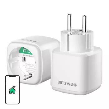 Älypistorasia BlitzWolf BW-SHP15 ZigBee 3680W — uppoasennettava WLAN-/ZigBee-yhteensopiva pistorasia