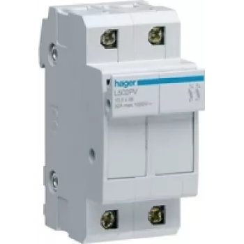 HAGER L502PV varokelaitteisto 2P 1000V DC L38 2M (L502PV)