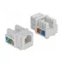Keystone-moduuli DeLOCK 86498 litteä valkoinen RJ-12