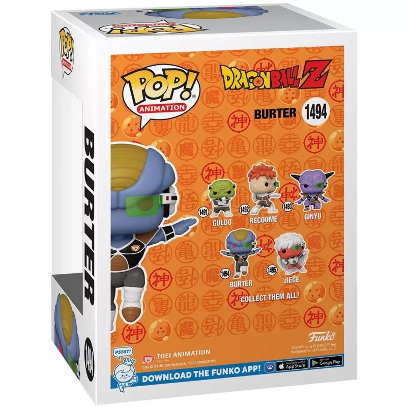 FUNKO POP Animation Burter – keräilyfiguuri – anime ja manga – 150 g (143281)
