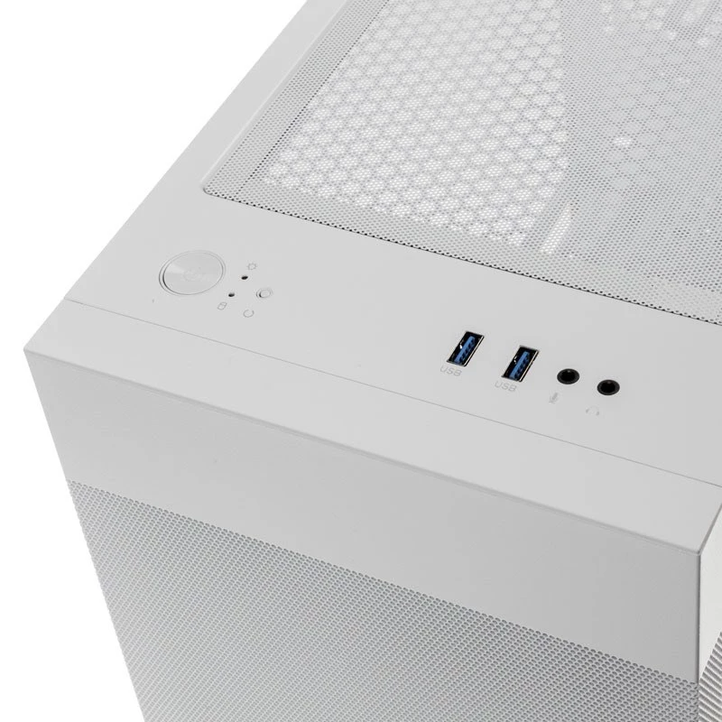 PC-kotelo Lian Li LANCOOL 205 Mesh C Midi Tower valkoinen