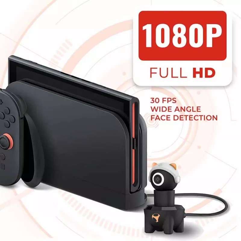 Subsonic Playcam 1080 2in1 HD-minikamera Nintendo Switch 2:lle punainen