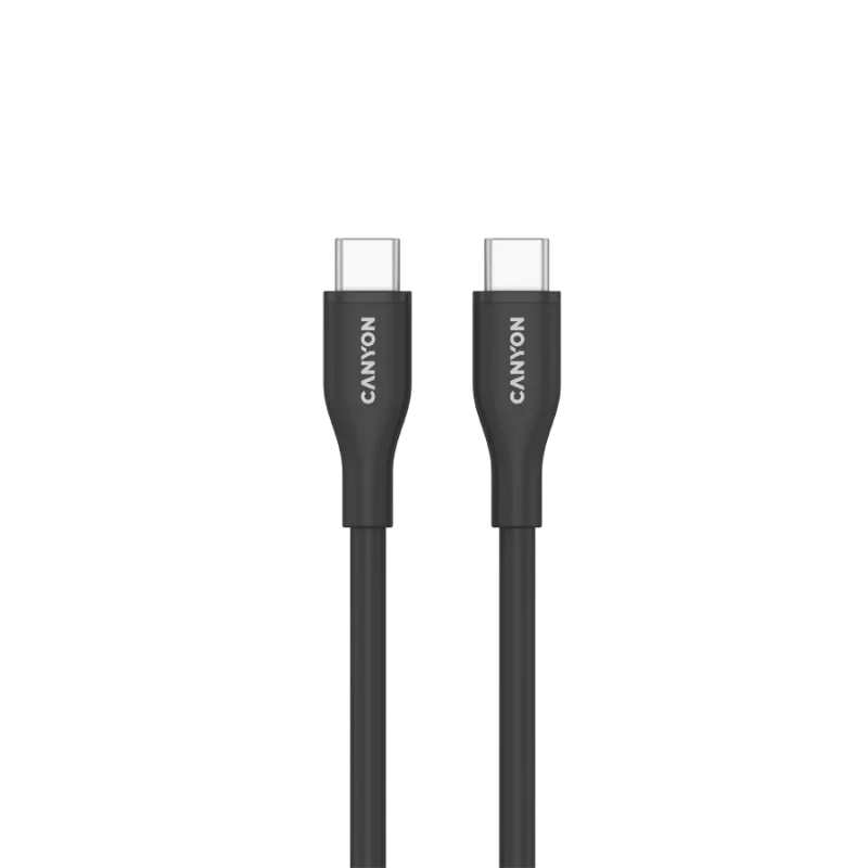 CANYON kaapeli CC60SC10 C-C 60W 1m silikoni musta