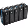 Ansmann 1505-0002 - kertakäyttöinen paristo - litium - 9 V - 5 kpl - musta - -40 - 60 °C