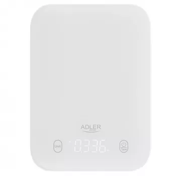 Adler keittiövaaka | AD 3181w | jako 1 g | näytön tyyppi LED | valkoinen